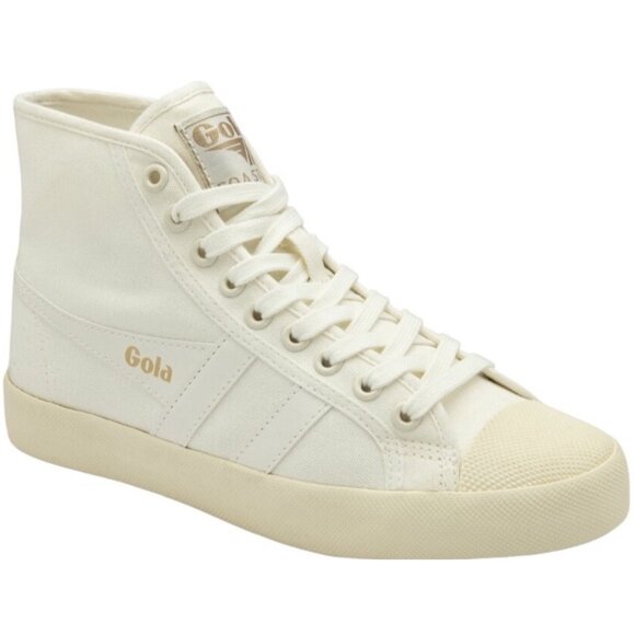 Gola Classics Coaster High Vegan Sneaker in Off-White Women’s Size 10 New In Box - Picture 2 of 12